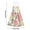 Pastel Pink Yellow Cream Peonie, variant on Haosy 2 Pack Kitchen Wash Cloths with Hanging Loops Absorbent Absorbent Quick Drying Hand Towels, Beige Small Floral Motifs