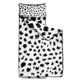 thumbnail image 2 of White and Black Of Leopard Print Toddler Nap Mats for Kids Preschool,Sleeping Mat Bag or Kids,Toddler Sleeping Bag,Toddler Nap Mat or Daycare, 2 of 6