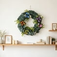 thumbnail image 7 of Veeogra Artificial Floral Front Door Wreath,16" Green Butterfly Wreath,Rustic Handmade Floral Decor,All Season Round Wreath,Indoor & Outdoor Decor,Wreaths For Front Door Outside,Housewarming Gift, 7 of 7
