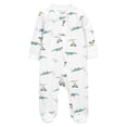 thumbnail image 1 of Mameluco Child of Mine para Bebé Niño 1 Pieza con Estampado de Cocodrilos Blanco Talla 3-6 Meses, 1 of 4