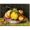 thumbnail image 1 of Ceramic Tile Mural-Giovanna Garzoni Fruit Vegetables Painting 13. 24" w x 18" h using (12) 6 x 6 ceramic tiles, 1 of 3