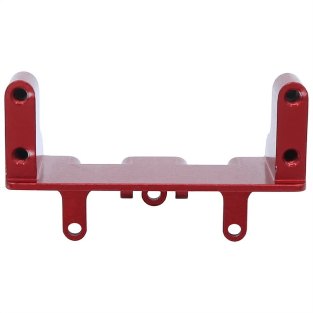 Vogacara RCGOFOLLOW-Soporte Servo de dirección de precisión de aleación de aluminio para 1/18, soporte de montaje Servo Axial Capra UTB18, Kits de construcción modelo Rojo