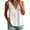 White, variant on Womens Summer Tops Gsakboxl Women's Cotton‑Linen Lace‑Trim V‑Neck Sleeveless Tank Top Casual Loose‑Fit Peplum Summer Comfortable Blouse Beige L