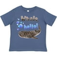 thumbnail image 3 of Inktastic Whale, Hello Cute Whale Shark with Bubbles Boys or Girls Toddler T-Shirt, 3 of 5