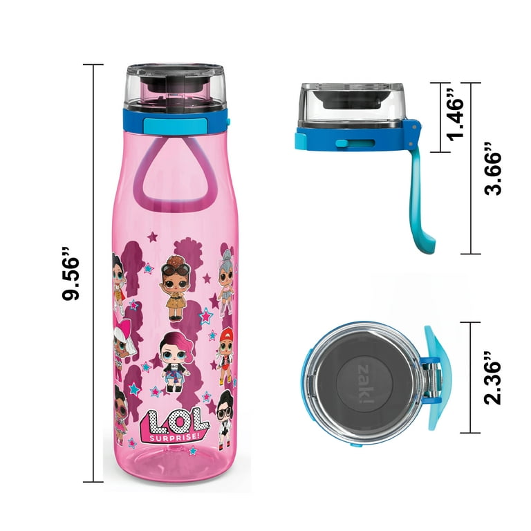 Motivational water bottle set 3pc family multiple use sport trendy colors.