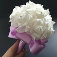 thumbnail image 4 of Bridal Bouquet for Brides or Bridesmaids Wedding Hand Bouquet Artificial Fake Flowers, 4 of 9
