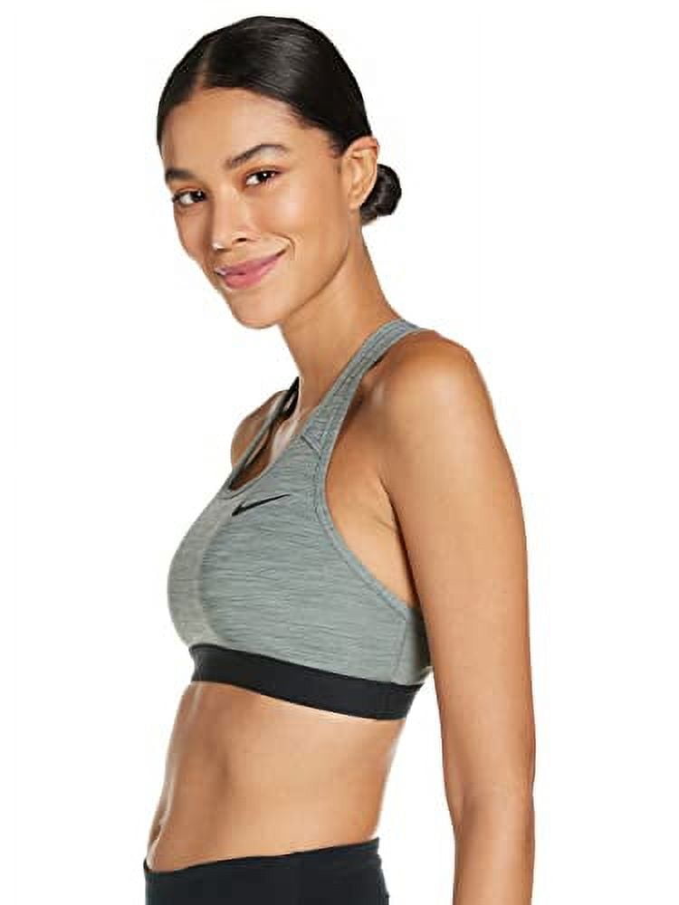 nike women's medium support non padded sports bra with band