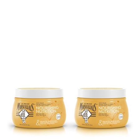 Papaya Body Balm - (2 pack) Le Petit Marseillais Shea Butter, Almond & Argan Oil Body Balm 8.4 oz