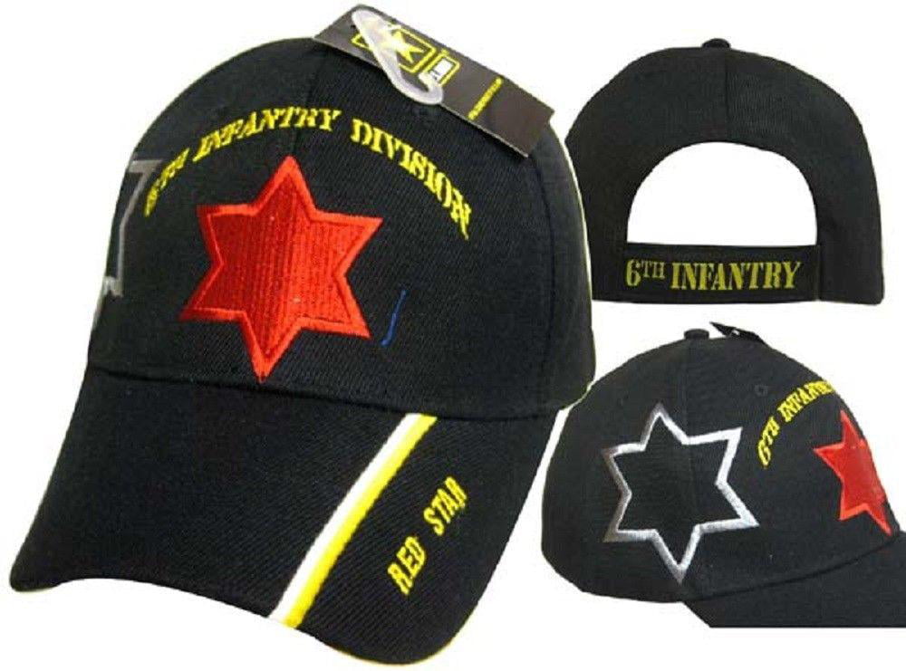 Army Star Logo Emblem "Star" On Bill Black Embroidered Cap Hat CAP601L TOPW U.S 