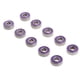 thumbnail image 1 of 10Piezas Ruedas Rodillos Mini Tablero Longboard de Repuesto para Monopatín para Rodamientos de bolas ABEC-9 608RS (8,5 x 21,5 x 7 mm) Púrpura Macarena Roller Skate Wheel Bearings, 1 of 8