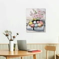 thumbnail image 2 of JRXY  Kitchen Food Wall Art Canvas Prints 'Pastel Macarons' Home Décor, Pink, White 16x20 in, 2 of 4