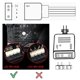 thumbnail image 4 of Cable divisor ARGB de 2 piezas, cable de extensión divisor RGB direccionable de 1 a 4 hembra a hembra de 5 V y 3 pines, color negro, 4 of 5