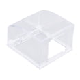 thumbnail image 2 of Elodie Flip Single Outlet Cover Versatile Outlet Box for Bathroom Indoor Receptacle Transparent, 2 of 8