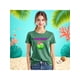 thumbnail image 1 of Playera Blusa De Palm Beach Surf Club – Vibra Tropical con Sabor a Coco Color Verde Talla Mediana Marca Emil SaEs, 1 of 4