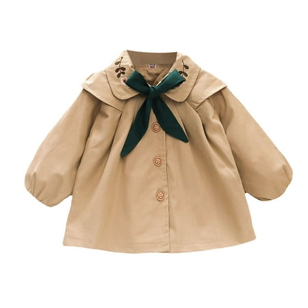 

Spring Autumn Warm Baby Outwear Toddler Child Kids Baby Girls Patchwork Rain Jacket Winter Coats Outer Outfits Clothes