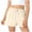 Beige, variant on WRKEKC Girls Cargo Shorts High Waist a Line Paperbag Linen Blend Flowy Wide Leg Casual Shorts with Belt 5-14 Years