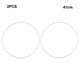 thumbnail image 5 of Monstrate 2 unids/set fácil de configurar y confiable taburete de Bar Protector base de silla anillo versátil duradero Decoración del hogar blanco 41cm, 5 of 6