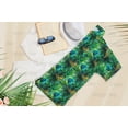 thumbnail image 6 of LA LEELA Men's Hawaiian Shirts Short Sleeve Button Down Shirt Mens Casual Shirts Vacation Tropical Beach Summer Shirts for Men Funny XL Leaves, Green, 6 of 6