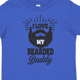 thumbnail image 4 of Inktastic I Love My Bearded Daddy Boys or Girls Toddler T-Shirt, 4 of 5