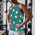 thumbnail image 6 of Haiem Love Dog Men Workout Tank Top Gym Bodybuilding Sleeveless Muscle T Shirts Athletic Tank Breathable Workout Shirt-Large, 6 of 8