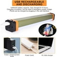 thumbnail image 5 of Barra de luz magnética para tienda de campaña, lámpara magnética recargable, 4 modos, 400 lúmenes, luz de camping recargable por USB con banco de energía de 1200 mAh, luz de emergencia con gancho brillar Electrónica, 5 of 5
