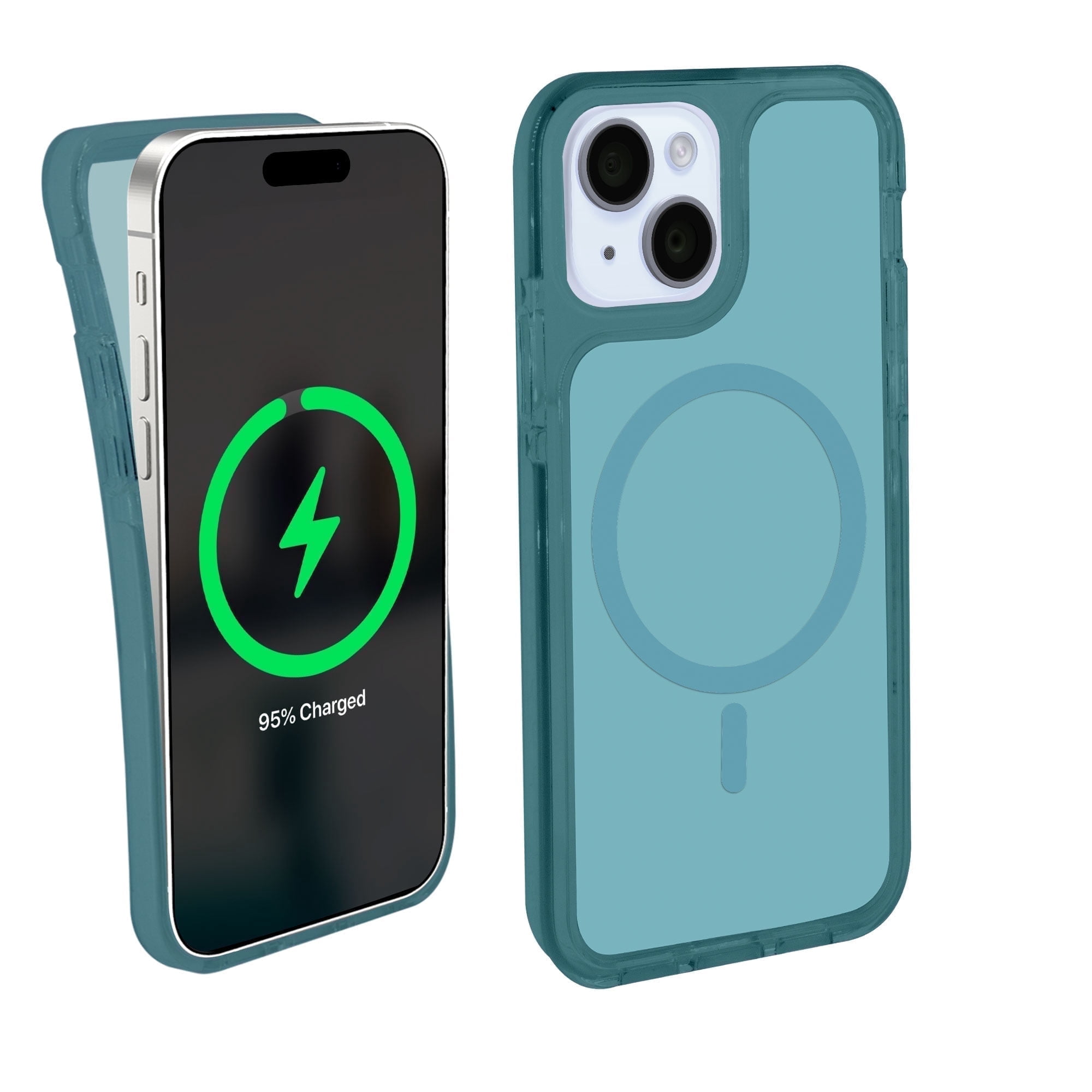 iHome Magnetic Velo Phone Case for iPhone 16 Plus/15 Plus/14 Plus/15 Pro Max/14 Pro Max/13 Pro Max/12 Pro Max, Dark Blue