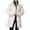 Beige, variant on HAPIMO Women Quilted Coat Midi Length Long Sleeve Puffer Jacket Solid Detachable Hooded Padded Coats Thick Warm Winter Outerwear Black L