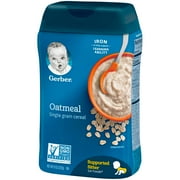 Gerber Single Grain Oatmeal Baby Cereal, 8 oz (Pack of 6)