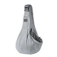 thumbnail image 1 of Mochila portabebés para perros pequeños y gatos, con correa ajustable, manos libres, reversible, para viajes al aire libre, 1 of 7