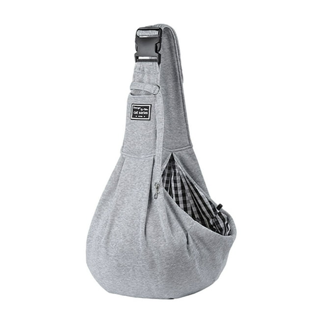 Mochila portabebés para perros pequeños y gatos, con correa ajustable, manos libres, reversible, para viajes al aire libre