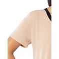 thumbnail image 5 of Fruit of the Loom Women's Soft & Breathable V-Neck Short Sleeve Top & Pajama Pant Set, Sizes S-4X, 5 of 10