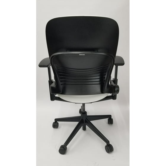 Steelcase Leap Chair V2 In Leather White