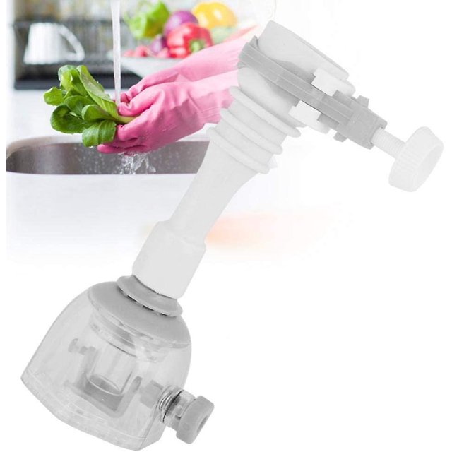 (18 cm, gris) Extensión de grifo de cocina Aireador de grifo giratorio de 360 grados Grifo de filtro de ahorro de agua de 2 modos para grifo de cocina
