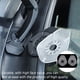 thumbnail image 4 of Kenally 2X cubierta protectora tapa a prueba de polvo agujero de silicona instalación práctica suministros impermeables para coche limpiaparabrisas Automoción decorativa y accesorios Transparente Kenally VI018649-02B, 4 of 6