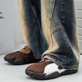 thumbnail image 5 of Men's Velcro Strap Suede Spliced Casual Shoes, 5 of 7