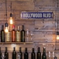 thumbnail image 5 of HOLLYWOOD BLVD Vintage Style Rustic Street Sign – California Boulevard CA Tinsel Town Retro Decorative Wall Sign for Home, Bar, Garage, or Outdoor Use | 4" X 18" Plastic Road Sign, 5 of 5