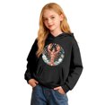 thumbnail image 2 of ZHOGXU Boys Girls Lobster Ocean Print Pullover Hoodie Long Sleeve Casual Sweatshirt Top With Pocket For Kids Youth Streetwear,Black,2-3 Years, 2 of 4