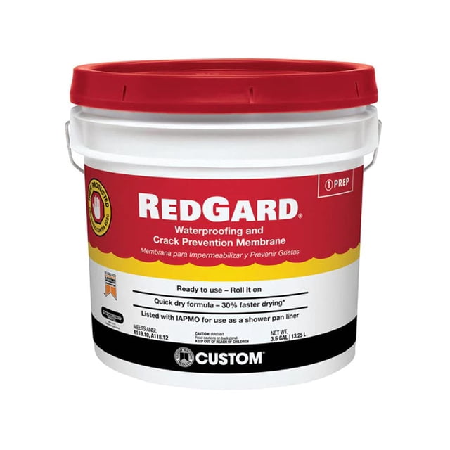 Sellador CUSTOM LQWAF3 RedGard Impermeabilizante 13,25 L