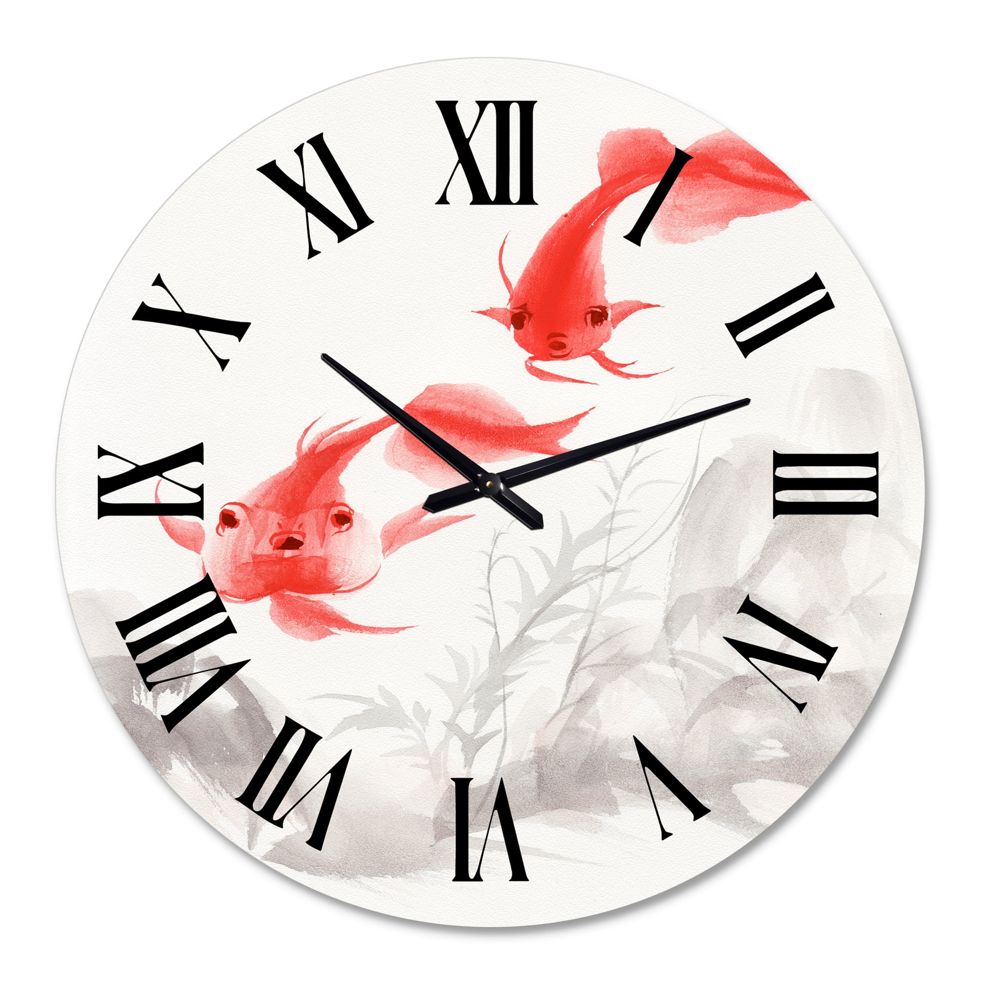 Designart 1 in Quartz Coastal Wall Clock