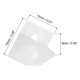 thumbnail image 2 of Cuñas de reparación de fondo de cajón de muebles de plástico Uxcell 0.59" x 0.51" x 0.35" Paquete de 100, 2 of 5