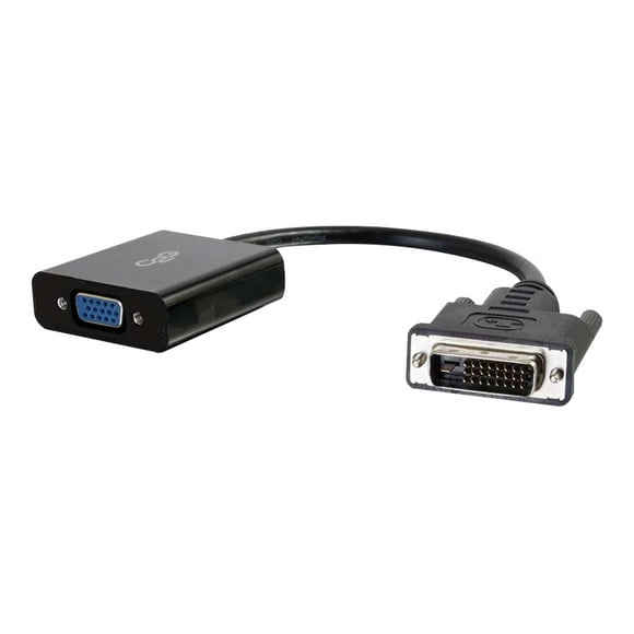 C2G DVI VGA Convertisseur d'Adaptateur vers - Convertisseur Vidéo - DVI - VGA - Noir