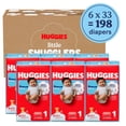 thumbnail image 3 of Huggies Little Snugglers Fragrance Free Baby Diapers, Size 1 (8-14 lbs), 198 Count (Select for More), 3 of 12