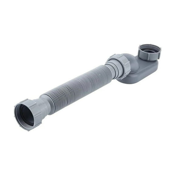 CIYISON Space Saving Trap Bathtub Drain Pipe with Water Seal Flexible Bath Drain Pipe ABS Drain Pipe Shower Drain Pipe for Home