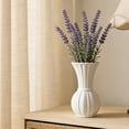 thumbnail image 6 of Decorative Vase - Modern Boho Style Ribbed Plastic Bud Vases for Flowers, Mini Small Vases for Shelf, Shelves, Bookshelf, Entryway Table & Home Decor Aesthetic, 6 of 6