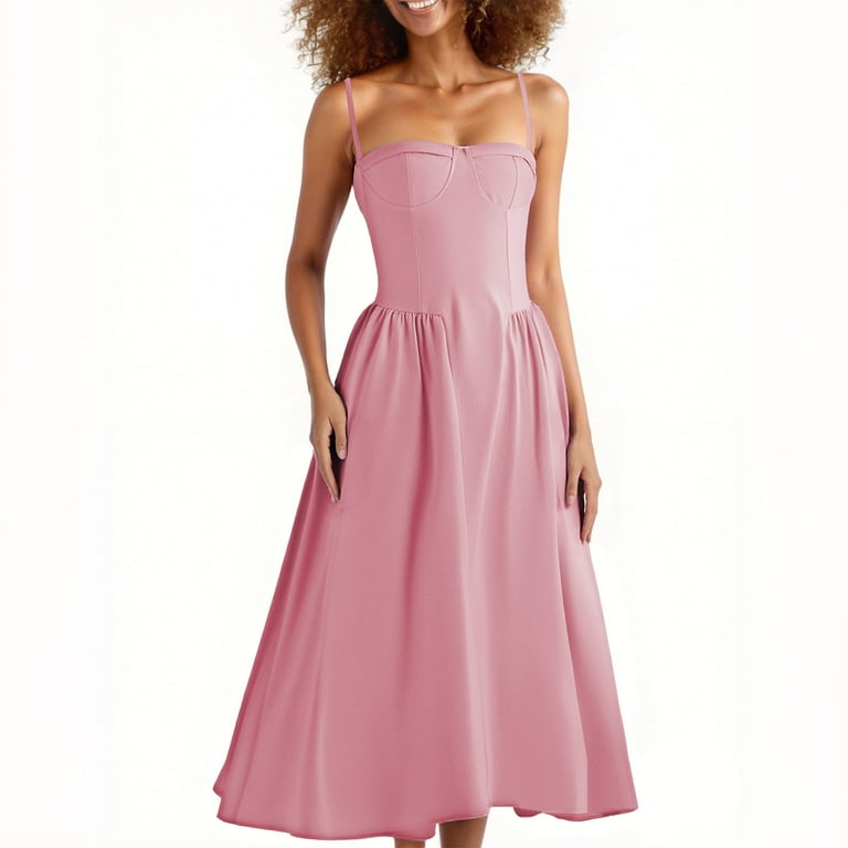 long golden dress Gold Long Strapless Stretch Satin Dress With Sweetheart Neck main image 0