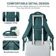 thumbnail image 3 of Large Travel Backpack for Women Men Airplane Approved, Carry on Backpack for Men Personal Item Travel Bag Carry on Flight, Waterproof Laptop Backpack Casual Daypack for Hiking with Shoes Compartment, 3 of 10