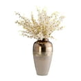 thumbnail image 4 of 20"Hx11" Diameter, Metallic Vase, Champagne, Glass Vase for Wedding Decor and Centerpieces, Crafted with Glass, Gold Finish, Elegant and Stylish Design, 4 of 12