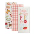 thumbnail image 2 of Pies For You Multi-Color Cotton Fabric Dishtowel 1x28 (Set of 3), 2 of 5