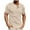 Khaki, variant on Kaemgyyd Mens Fashion Shirts 3 Button Long Sleeve Tops Casual Plus Size Crew Neck Color Block Tee Clothes