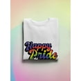 thumbnail image 3 of Happy Pride Bubblegum Banner Sweatshirt Women -Smartprints Designs, Female 4X-Large, 3 of 4